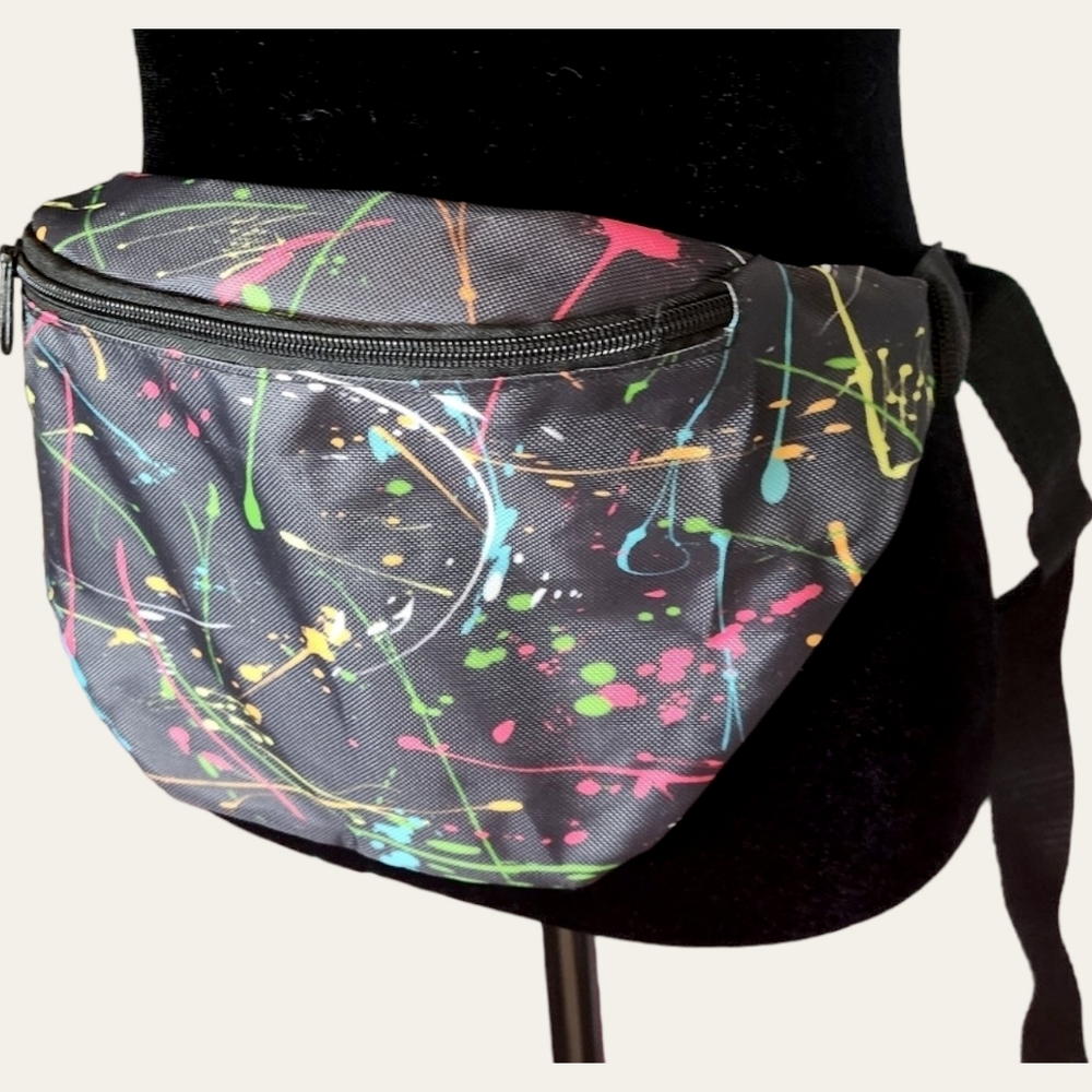 🎨90s Paint Splatter Fanny - Picture 5 of 8